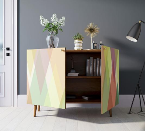 Комод "Berber" две дверки 16 принт арт BB04/Print_16