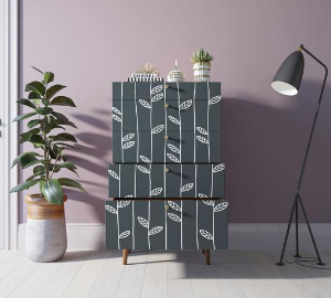 Комод высокий "Berber" принт 18 арт BB10/Print_18