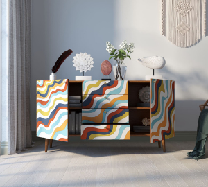 Комод "Berber" с ящиками принт 21 арт BB14/Print_21