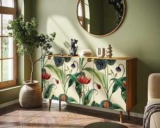 Комод "Berber" три дверки 07 принт арт BB01/Print_07