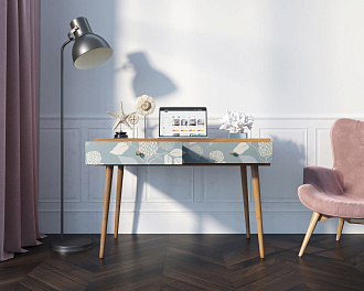 Стол рабочий "Berber" малый принт 39 арт BB32/Print_39