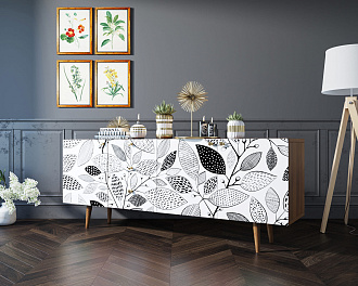 Комод "Berber" удлиненный принт 9 арт BB11/Print_09