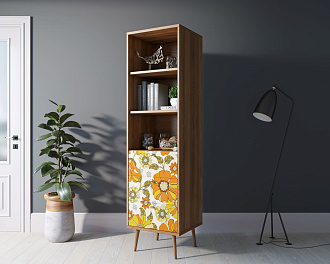 Стеллаж с ящиками "Berber" принт 47 арт BB45/Print_47