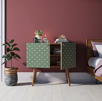 Комод на высоких ножках "Berber" малый принт 12 арт BB13/Print_12