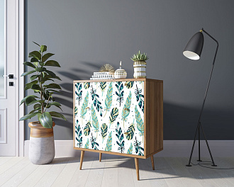 Комод "Berber" три ящика 44 принт арт BB40/Print_44