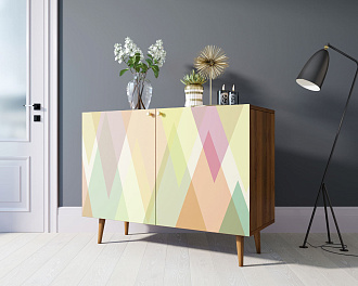 Комод "Berber" две дверки 16 принт арт BB04/Print_16