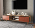 Комод "Line" с нишей низкий под TV R27/red