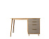 Стол рабочий "Line" одной тумбой R23/beige