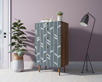 Комод высокий "Berber" принт 18 арт BB10/Print_18