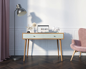 Стол рабочий "Berber" малый принт 34 арт BB32/Print_34