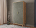 Шкаф малый двухстворчатый "Line" R24/browngrey