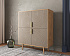 Большой комод с четырьмя дверками "Line" R19/beige