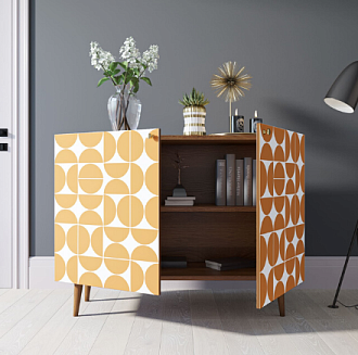 Комод "Berber" две дверки 14 принт арт BB04/Print_14