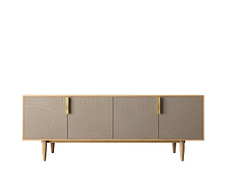 Комод под TV с четыремя дверками "Line" R21/beige