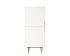 Вертикальный комод с двумя дверками "Line" LN05/GR1/beige