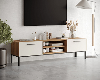 Комод "Nicole" с нишей низкий под TV NR27