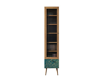 Буфет "Berber" одностворчатый с ящиком принт 41 арт BB48/Print_41