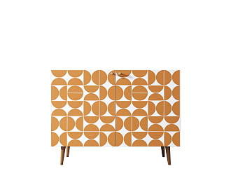 Комод "Berber" две дверки 14 принт арт BB04/Print_14