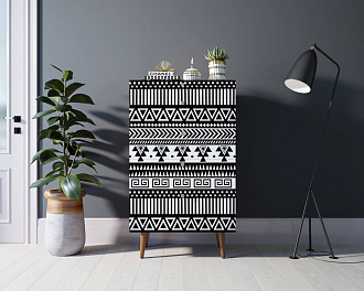 Комод высокий "Berber" принт 19 арт BB10/Print_19