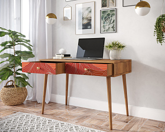 Стол рабочий "Berber" малый принт 49 арт BB32/Print_49