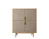Большой комод с четырьмя дверками "Line" R19/beige