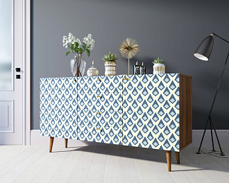 Комод "Berber" с ящиками 13 принт арт BB14/Print_13