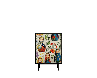 Комод вертикальный с четырьмя ящиками "Emerson" by Kandinsky арт EM18/Print_01